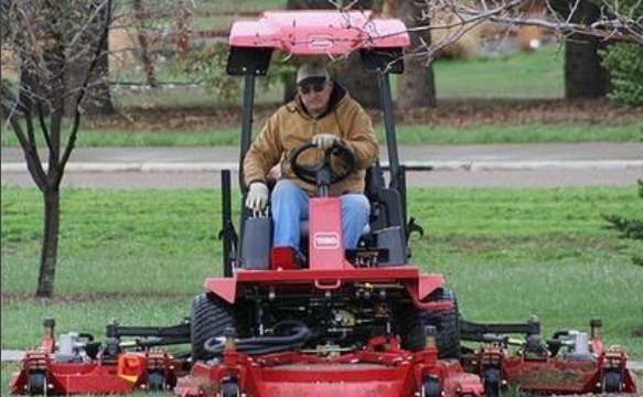 Man on a tractor