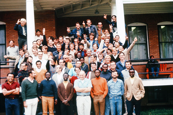 Group of trainers and volunteers at Camp Lewis and Clark