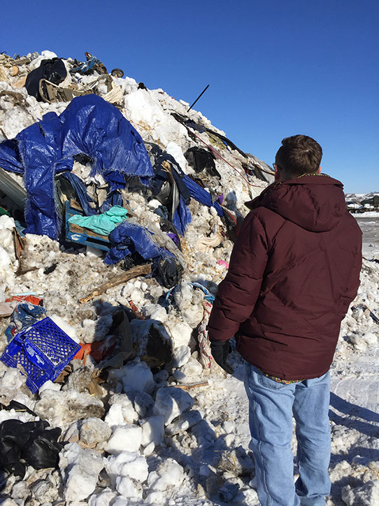 Pile of discarded items