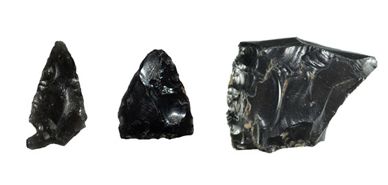 Obsidian artifacts