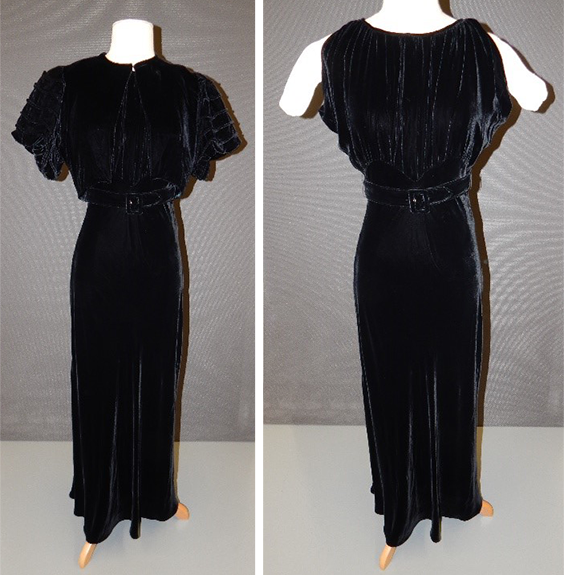 A 1930s Timeless Black Dress Still Stuns Today | State Historical ...