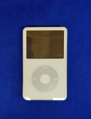 A white apple iPod