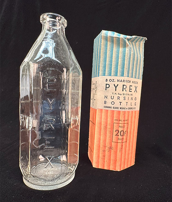 8 Oz. Narrow Neck Pyrex Nursing Bottle