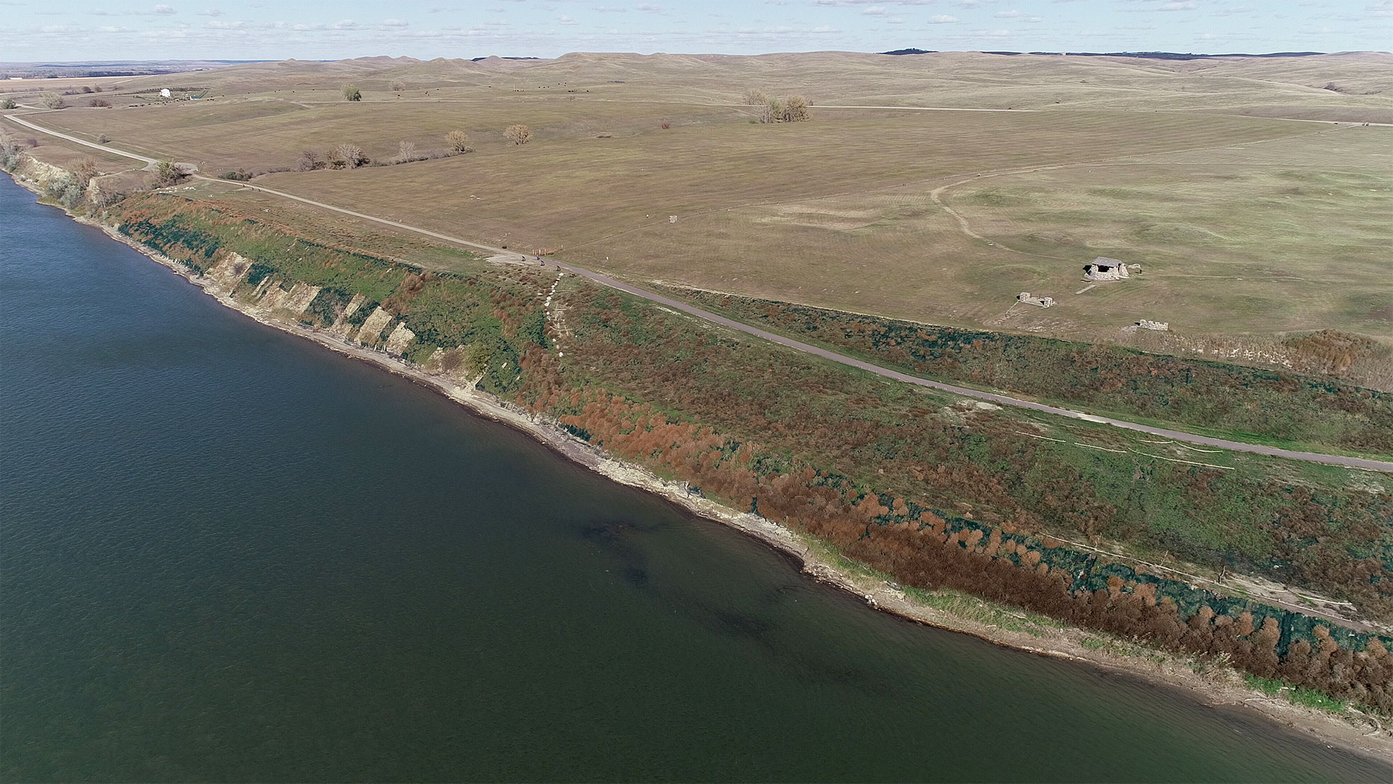 Double Ditch after extensive bank stabilization and landscaping