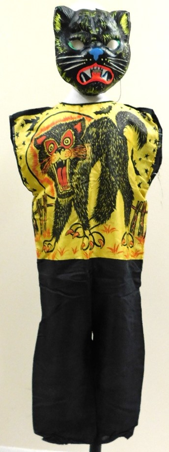 A black cat Halloween costume