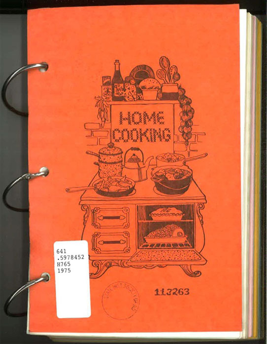 Three-ring binder cookbook