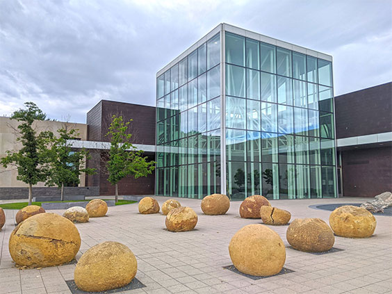 front of state museum