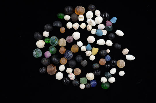 glass beads from Fort Rice