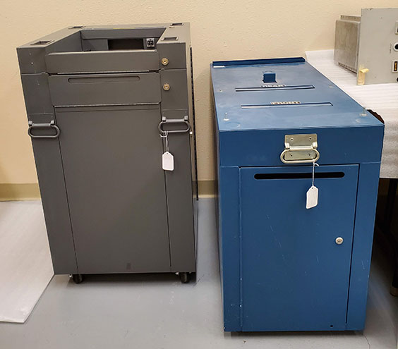 ballot boxes