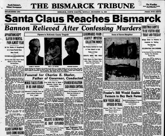 Bismarck Tribune clipping