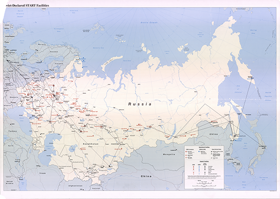 Map of Russia with inspections sites Kurt visited