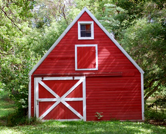 red barn