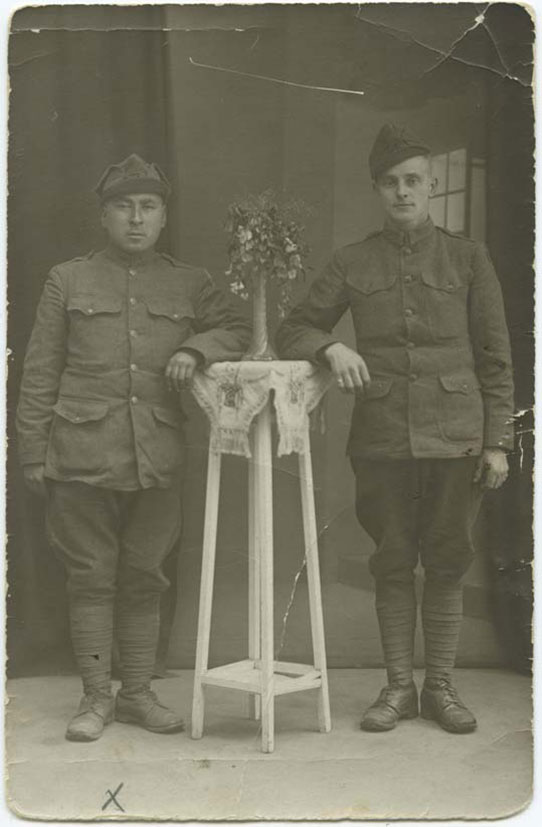 Harvey Hopkins in WWI uniform