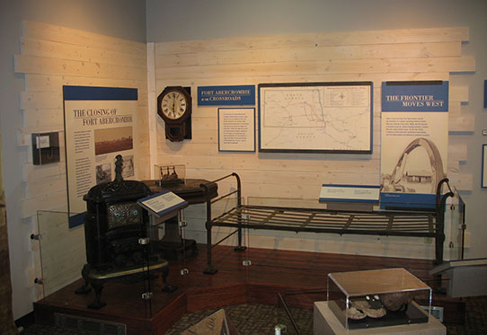 Fort Abercrombie exhibit