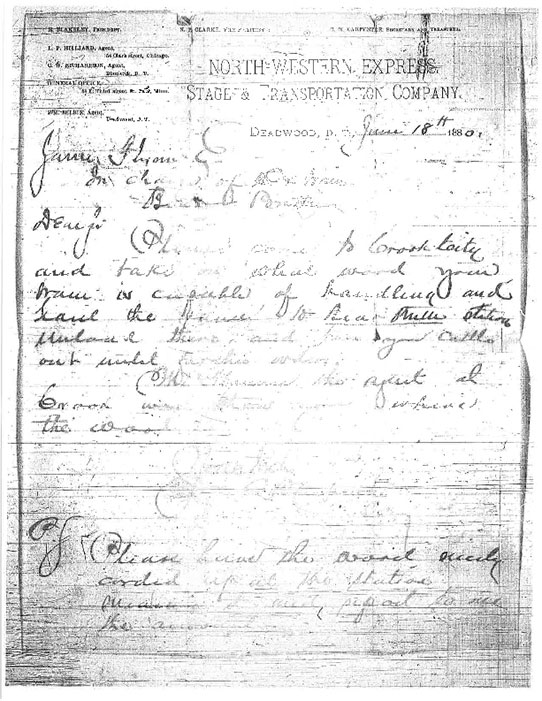 Page from MSS 10369, James Flynn's papers, 1878-1887