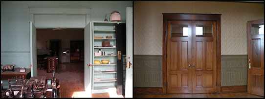 Before and after of Historic Clerk of Court's Office