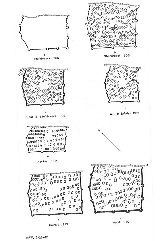 Comparative maps of Huff Village