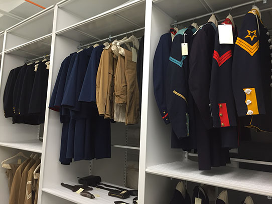 Military uniform collection